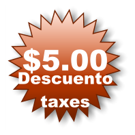 $5.00 Descuento taxes